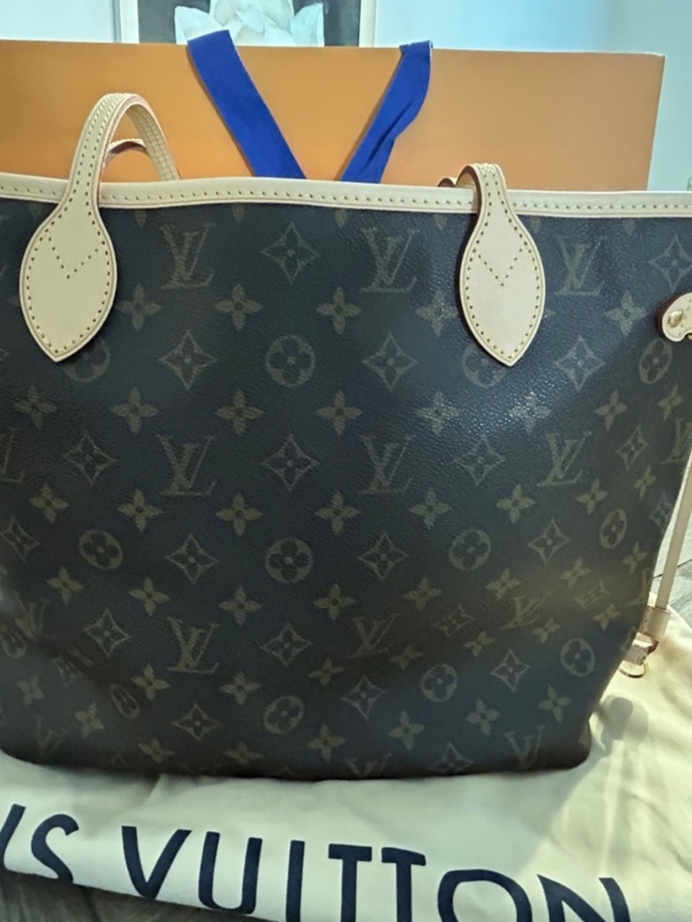 Louis Vuitton Monogram MM Neverfull Tote Authentic